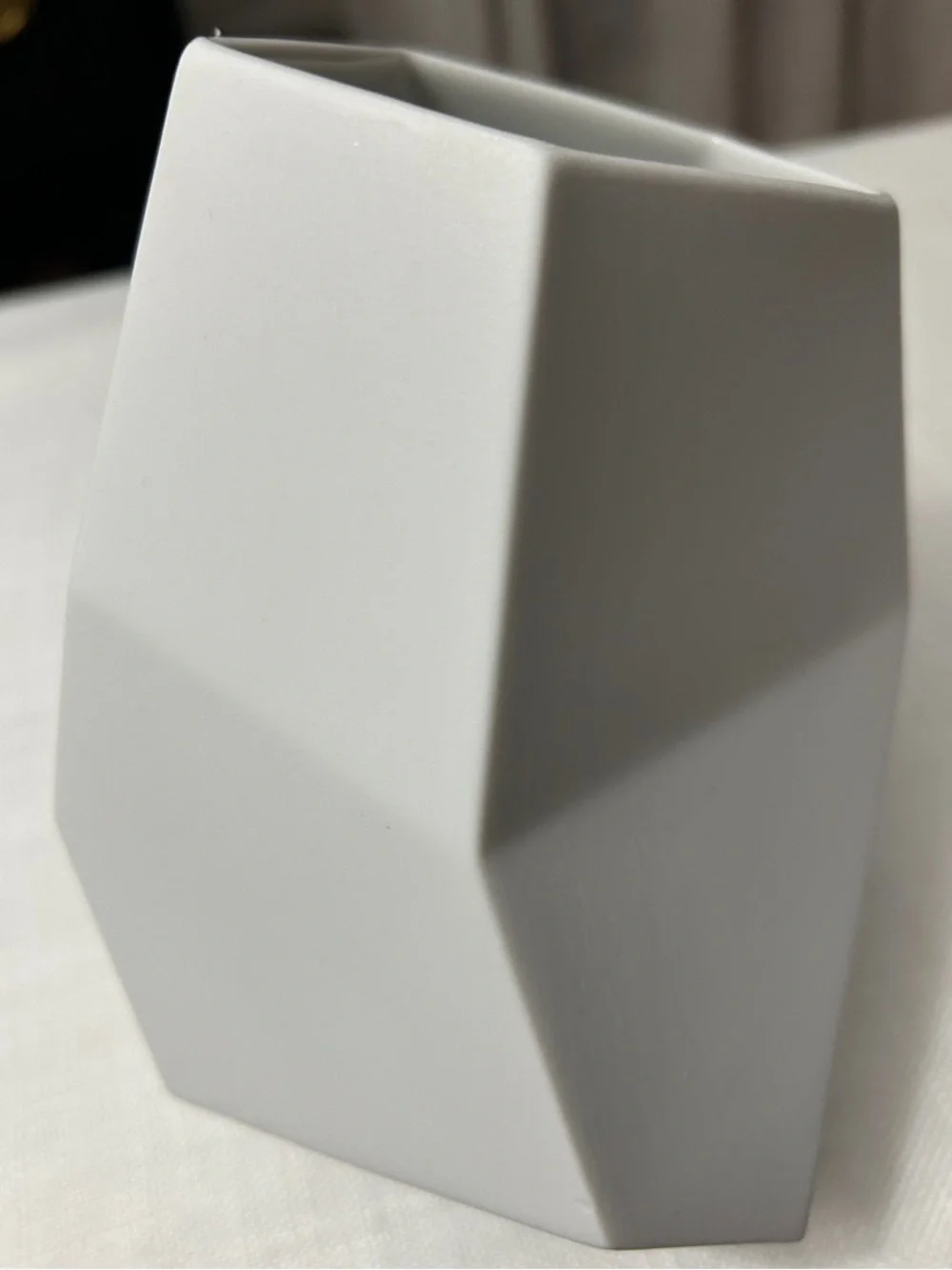 Rosenthal White Faceted Ceramic Vase